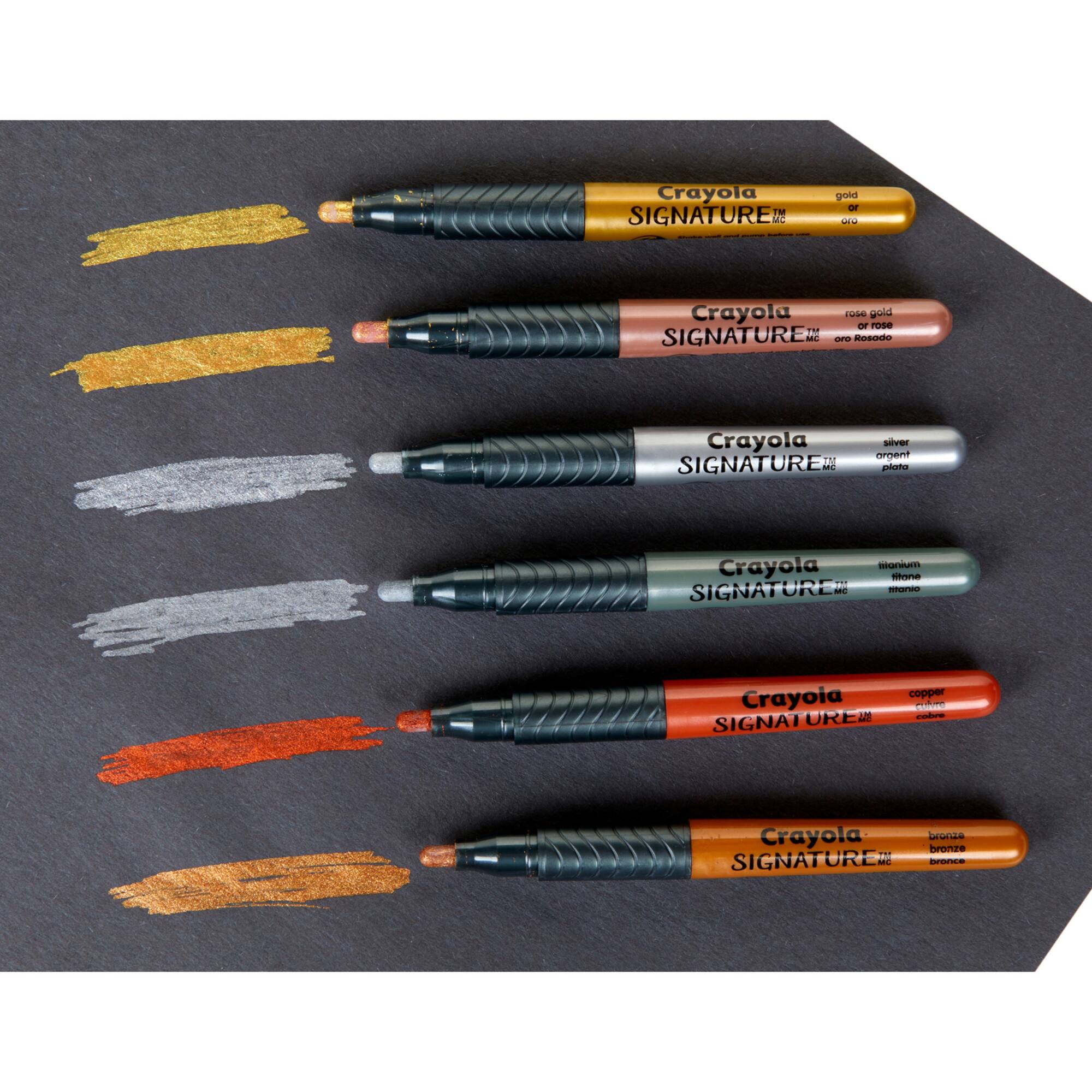 Crayola® Signature™ Liquid Metal Permanent Markers